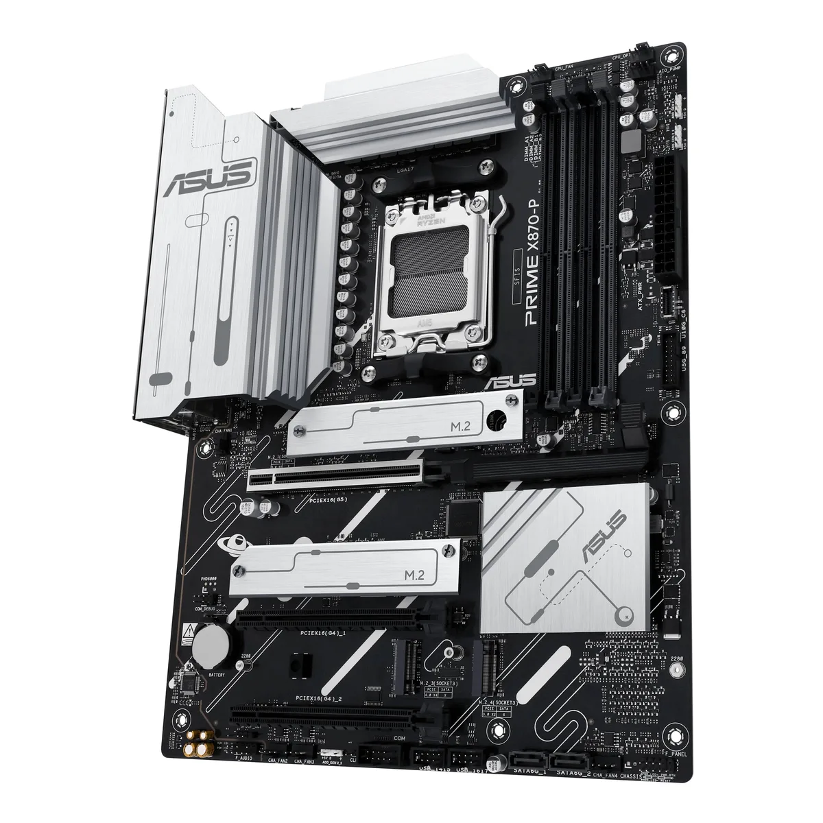 Материнская плата ASUS PRIME X870-P sAM5 X870 4xDDR5 M.2 HDMI ATX