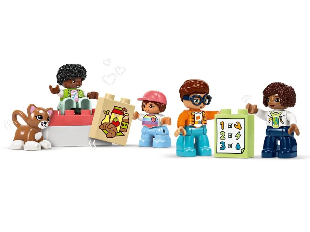 Конструктор LEGO DUPLO Town Потяг інтерактивний пластик 4 фігурки 5 кубиків