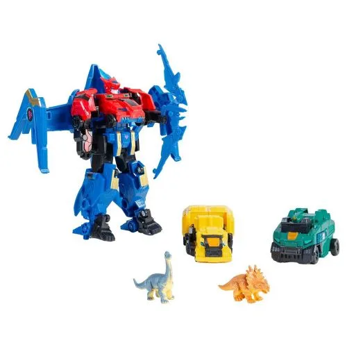 Игровой набор Dinoster Быстрая трансформация для детей робот-трансформер с динозаврами игрушка для мальчиков