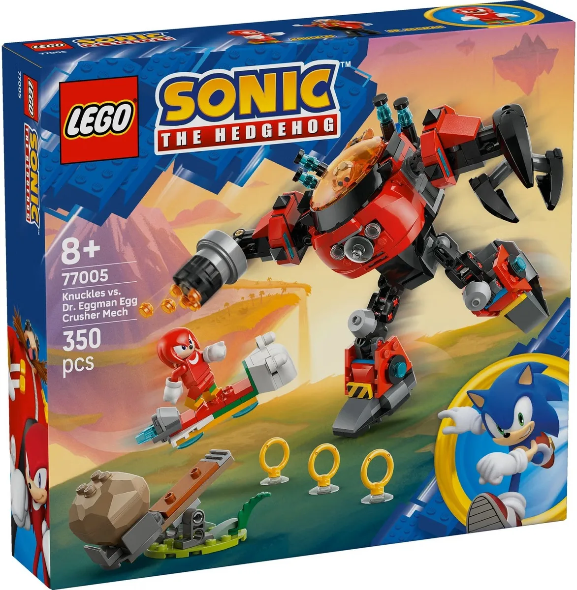 Конструктор LEGO Sonic the Hedgehog 8+ для хлопчиків і дівчаток пластиковий 23х25 см