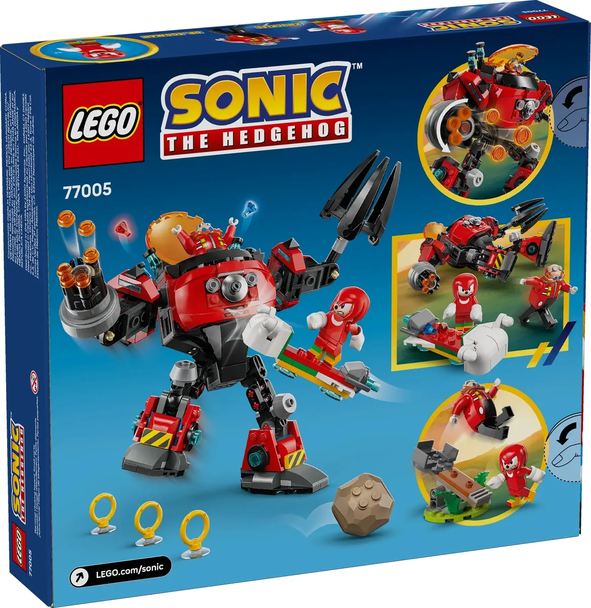 Конструктор LEGO Sonic the Hedgehog 8+ для хлопчиків і дівчаток пластиковий 23х25 см