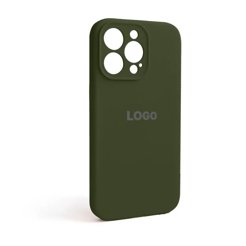 Чохол Silicone Case для Apple iPhone 13 Pro силіконовий зелений