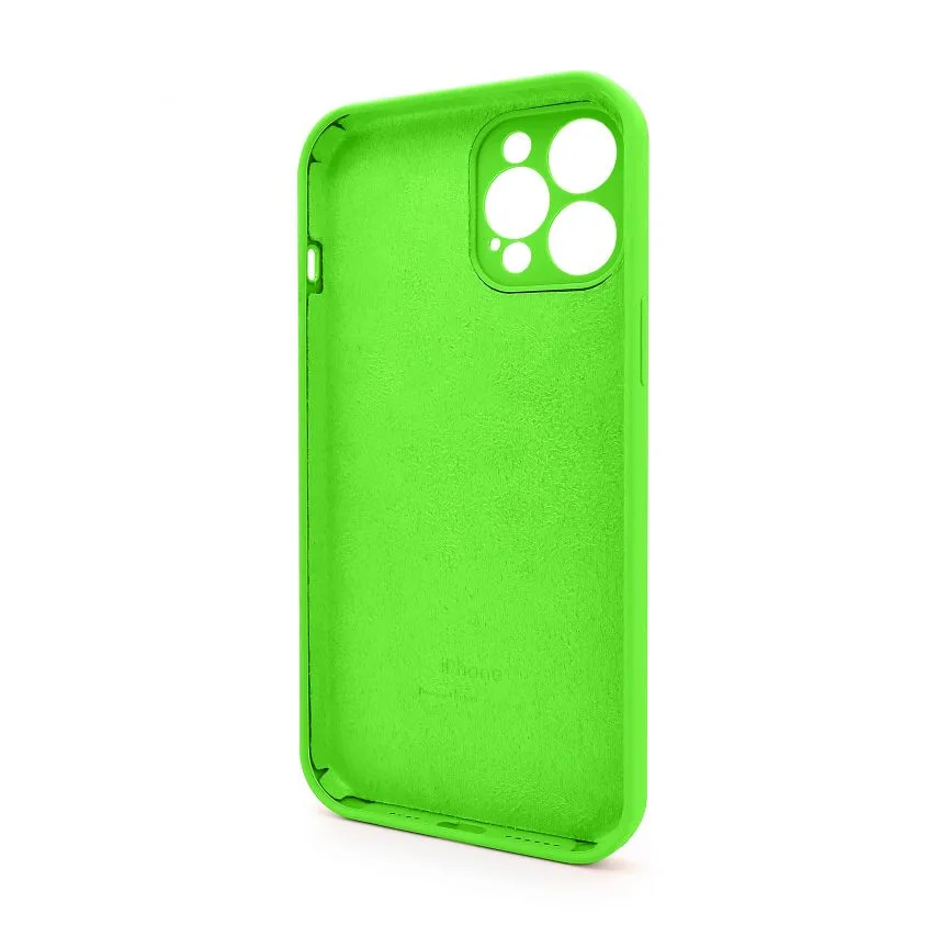 Чохол Silicone Case для Apple iPhone 12 Pro Max силіконовий 40 закритий низ салатовий