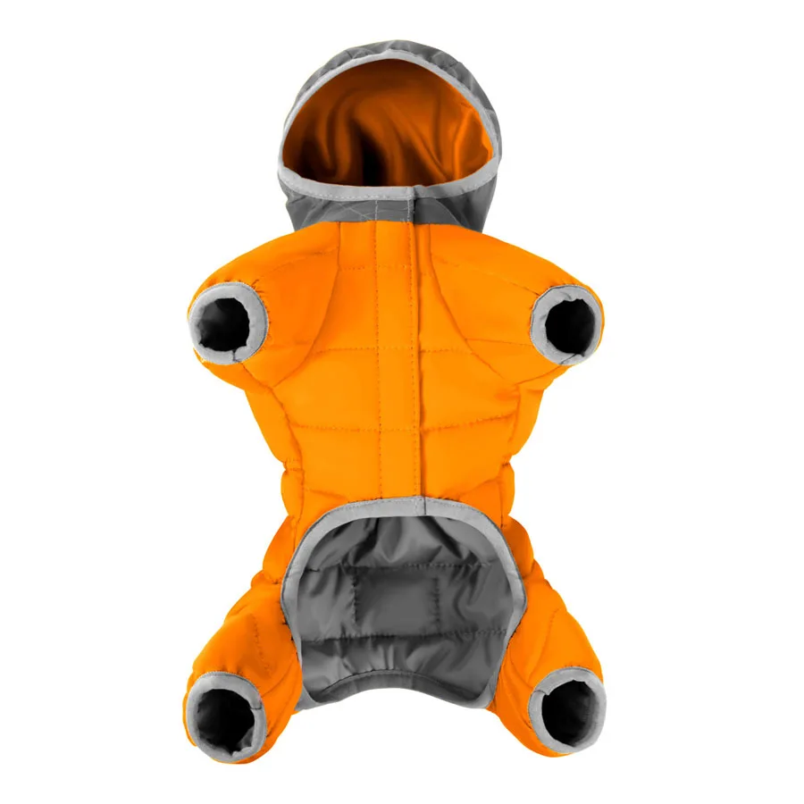 Комбінезон для собак утеплений AiryVest ONE нейлоновий S30 27-30 см помаранчевий