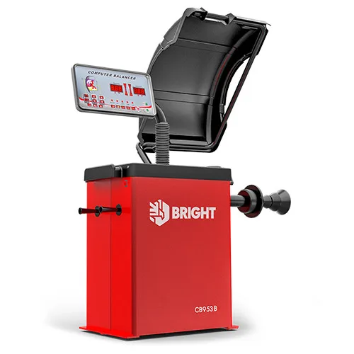 Стенд для балансування коліс BRIGHT CB953B ручний 10-24 дюйми метал 220 В 70 кг