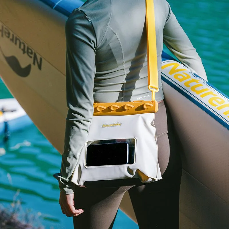 Водонепроникна сумка Naturehike ПВХ 5,6 л жовта