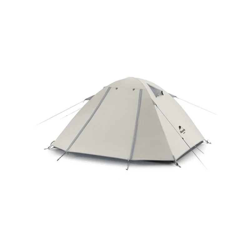Намет чотиримісний Naturehike поліефір 210T 210х265х100 см світло-сірий
