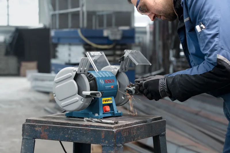 Верстат заточувальний Bosch 350 Вт для шліфування диски 150 мм потужний точильний верстат для метала