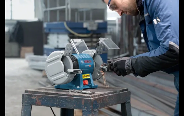 Верстат заточувальний Bosch 350 Вт для шліфування диски 150 мм потужний точильний верстат для метала