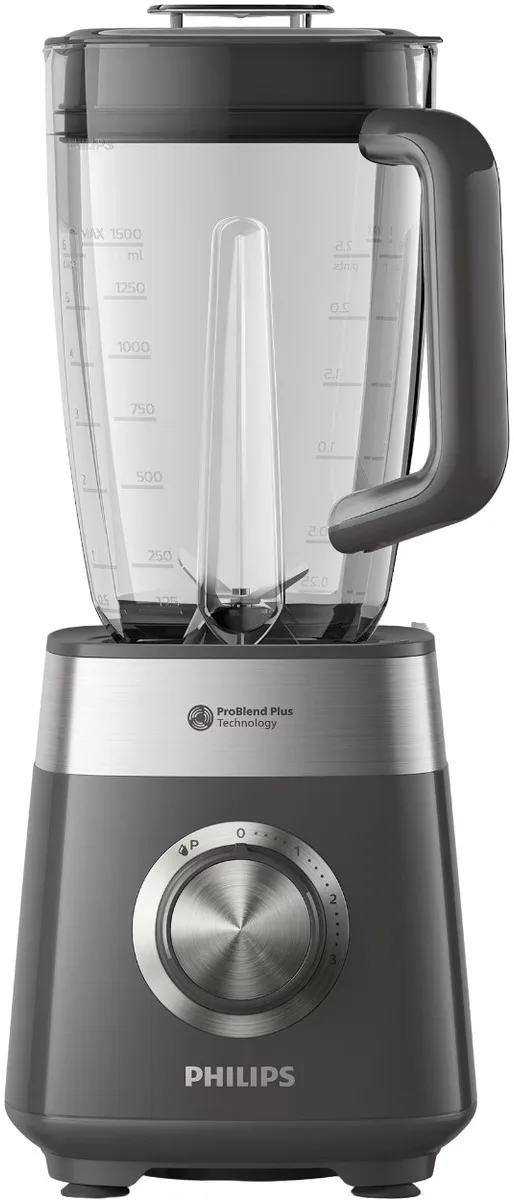 Блендер Philips Series 5000 стаціонарний, 1000 Вт, 2000 мл, сірий