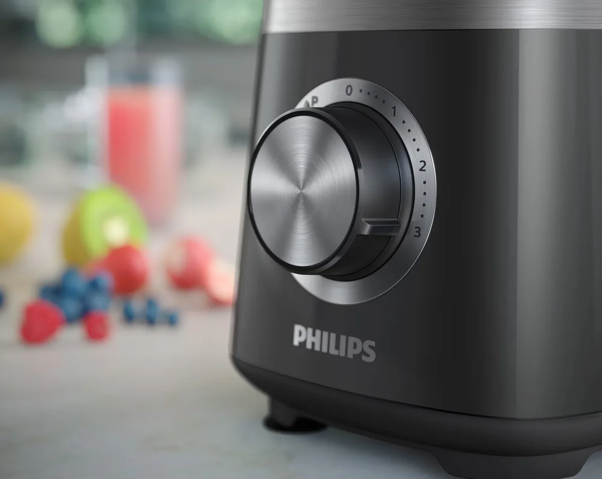 Блендер Philips Series 5000 стаціонарний, 1000 Вт, 2000 мл, сірий