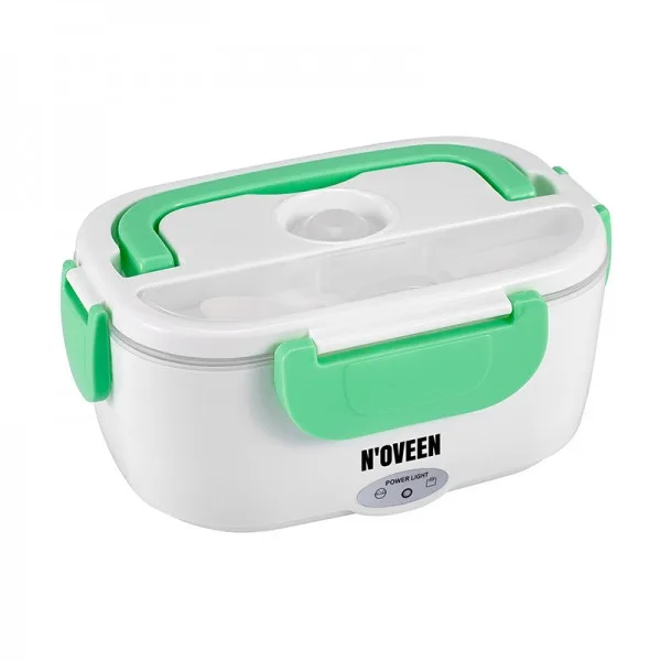 Ланч-бокс з підігрівом Noveen 1,1 л BPA free рожевий 220 В