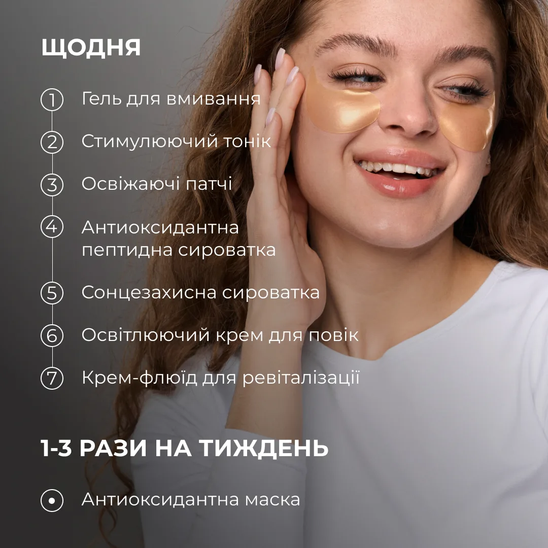 Набор для антивозрастного ухода за кожей 30+ Hillary с витамином С косметический бокс для увлажнения и осветления кожи.