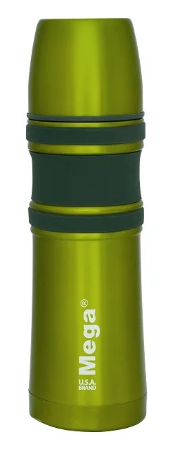 Термос Mega Slim нержавіюча сталь 1,0 л зелений