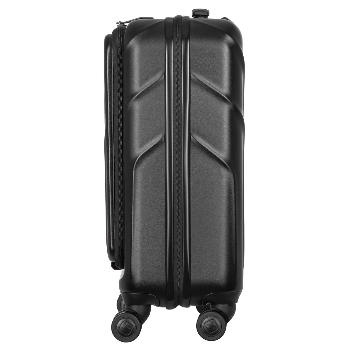 Валіза Wenger Amplix Hardside Carry-On, мала, з відсіком для н/б 16", полікарбонат, TSA, 4 колеса, розширення, USB, чорний