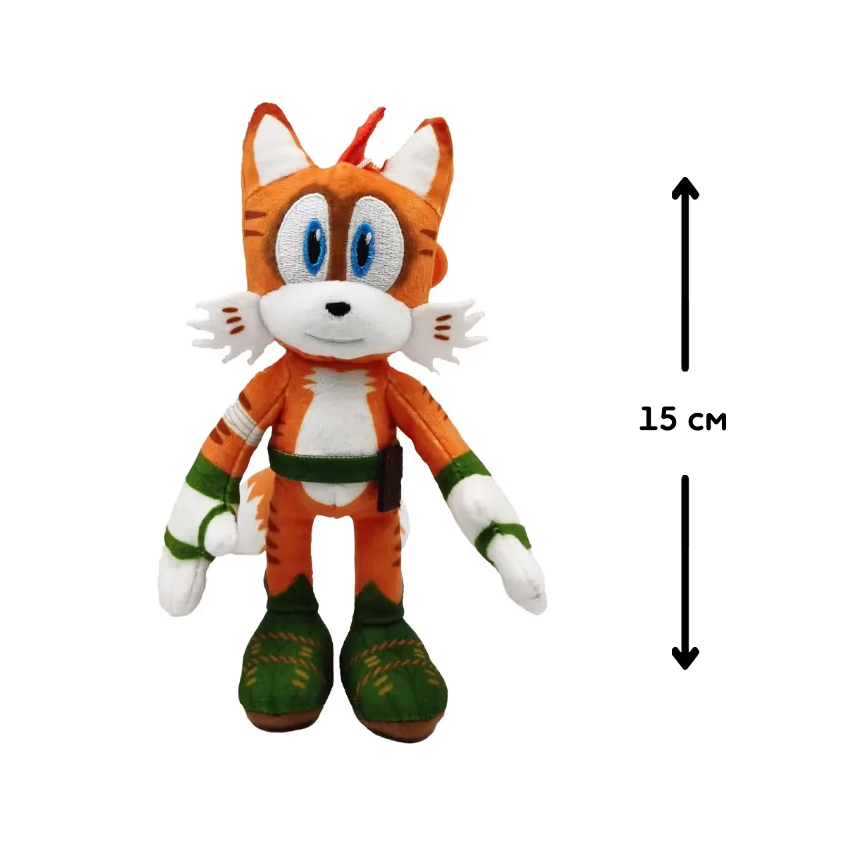 М'яка іграшка Sonic Prime поліестер 15 см Тейлз