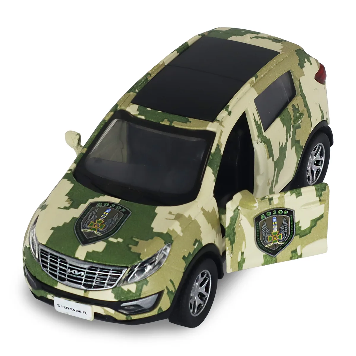 Автомодель TechnoDrive метал 11,5х4,3х5,1 см Шеврони Героїв