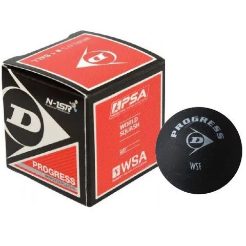 М'яч для сквошу Dunlop гума дорослий чорний червоний