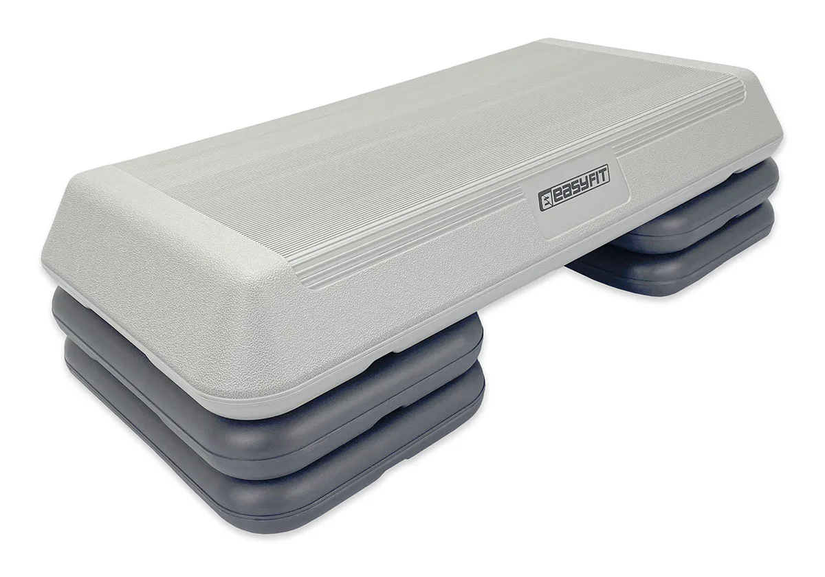 Степ-платформа EasyFit пластик 72х32,5 см Чорна