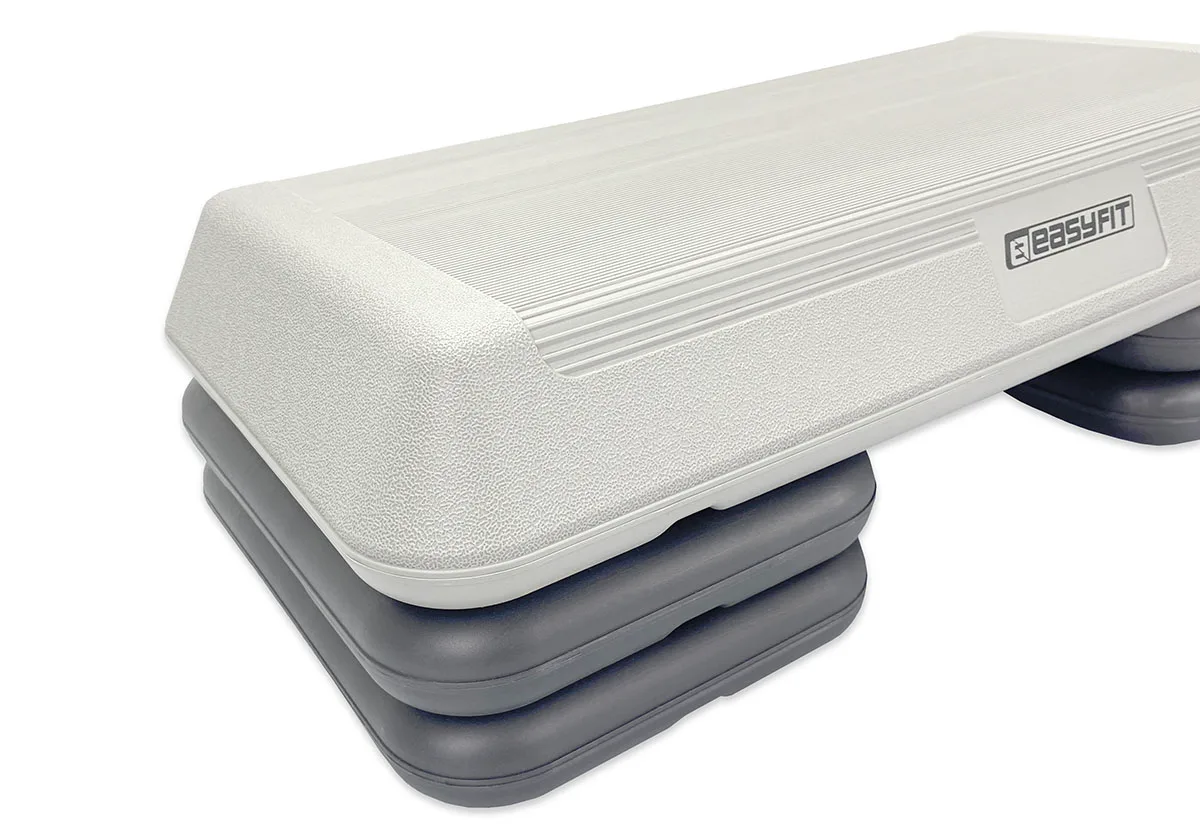 Степ-платформа EasyFit пластик 72х32,5 см Чорна