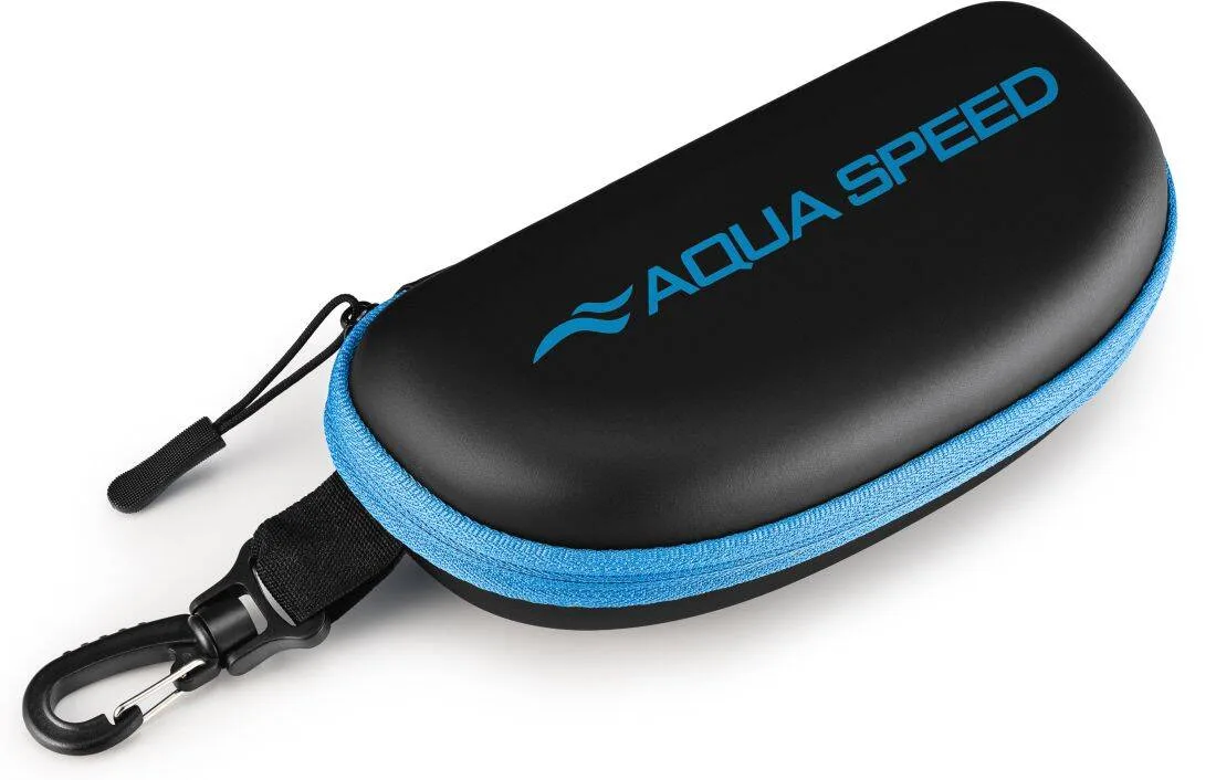 Чохол для окулярів AQUA SPEED етиленвінілацетат 7х19 см чорний блакитний