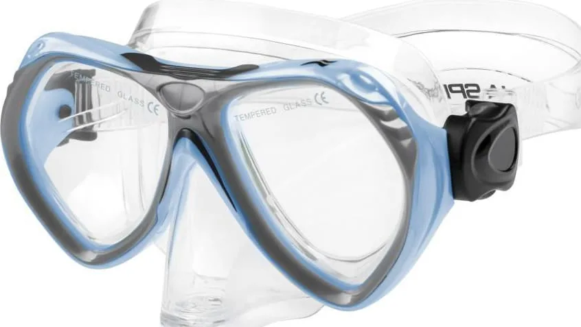 Набір маска і трубка AQUA SPEED силікон ONE SIZE блакитний дитячий