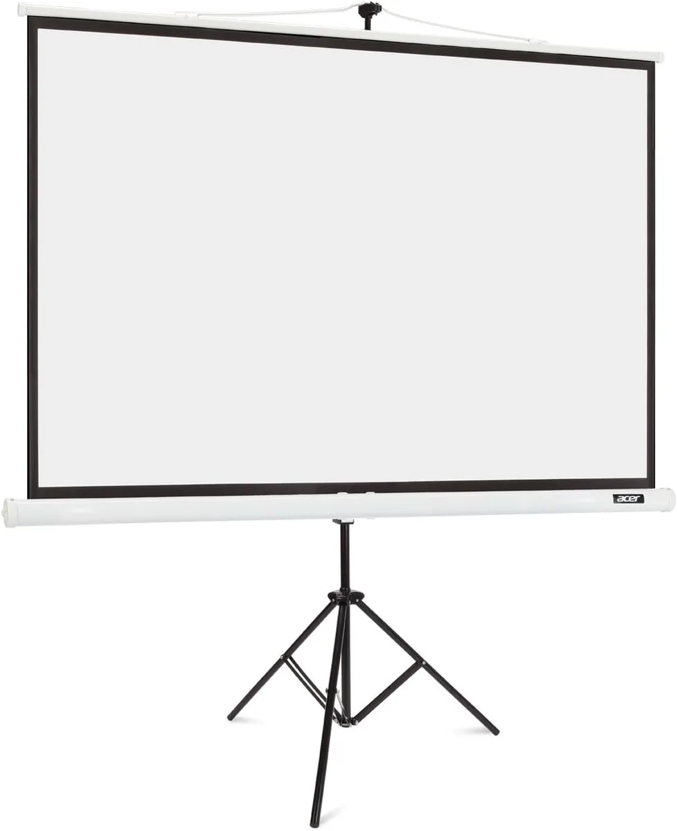 Екран на тринозі Acer Matte White 174 см 16:10 Білий