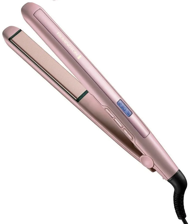 Випрямляч волосся Remington Coconut Smooth, 47Вт, 9 температурних режимів, 150-230°C, з дисплеєм, керамічне покриття, рожевий.