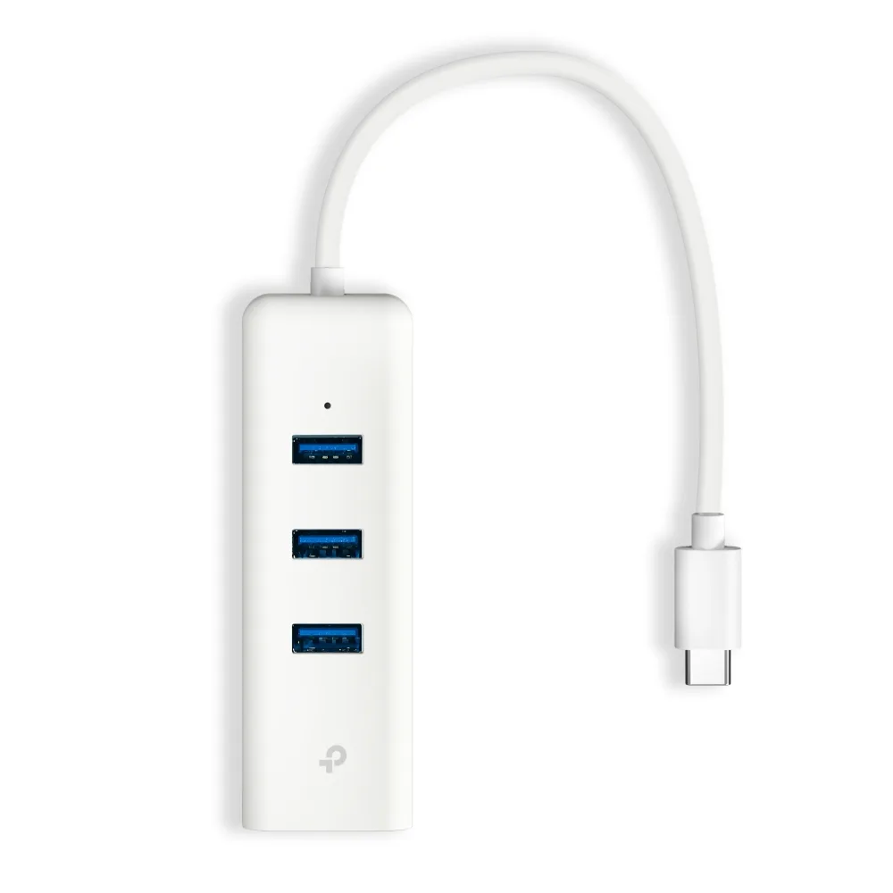 Мережевий адаптер TP-LINK UE330С 1xGE, 3xUSB3.0, USB-С