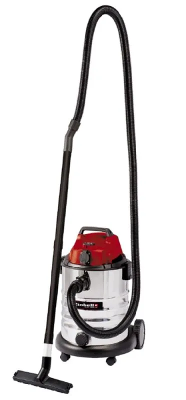 Професійний пилосос Einhell TC-VC 1930 SA, 1500 Вт, 190 мБар, контейнер 30 л, вага 6.8 кг.