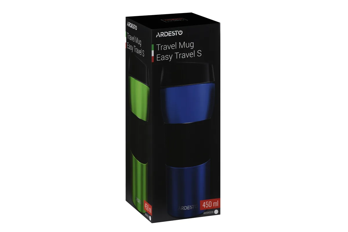 Термокухоль ARDESTO Easy Travel S 450 мл нержавіюча сталь зелена