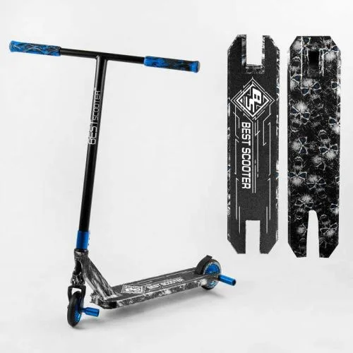 Труковий самокат Best Scooter HIC-система з ПЕГІ алюмінієвий диск для підлітків колеса PU 110мм