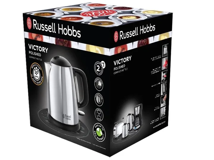 Електрочайник Russell Hobbs Нержавіюча сталь 1 л 2200 Вт Срібний