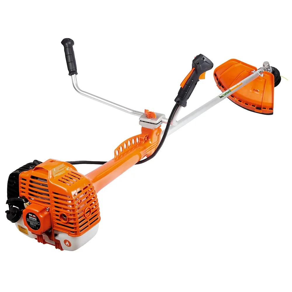 Садовий бензиновий тример SEQUOIA SPB5230PRO, потужність 2.2 кВт, об'єм двигуна 51.7 см3, довжина штанги 46 см, швидкість 8000 об/