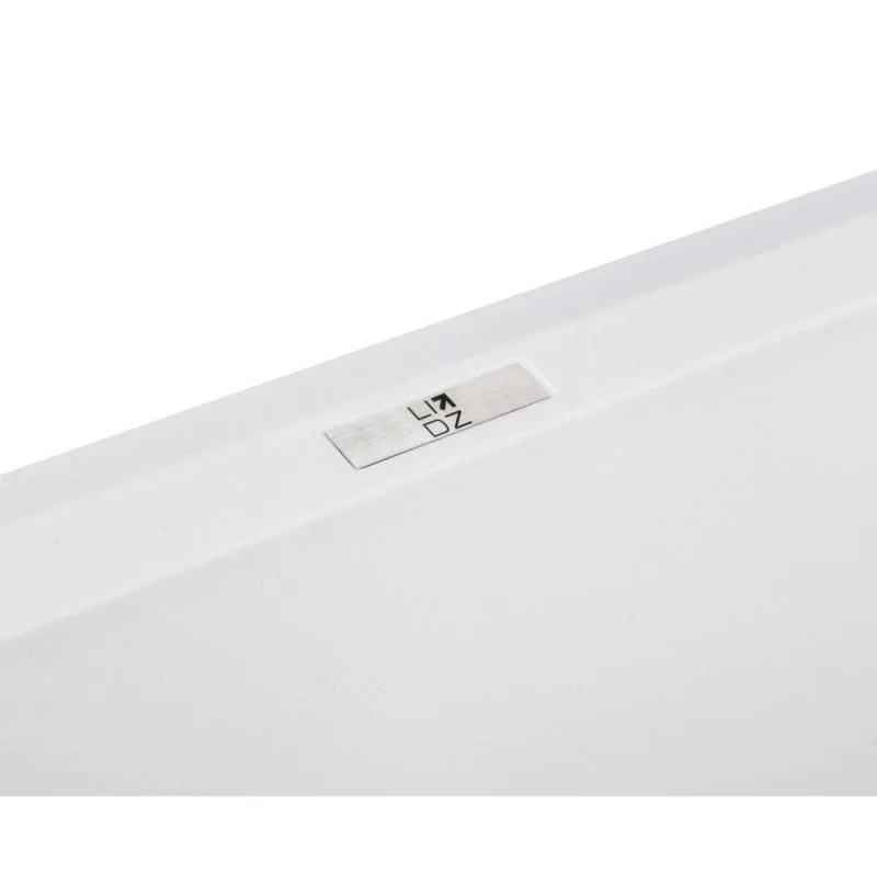 Кухонна мийка 790x495 мм біла штучний камінь з крилом
