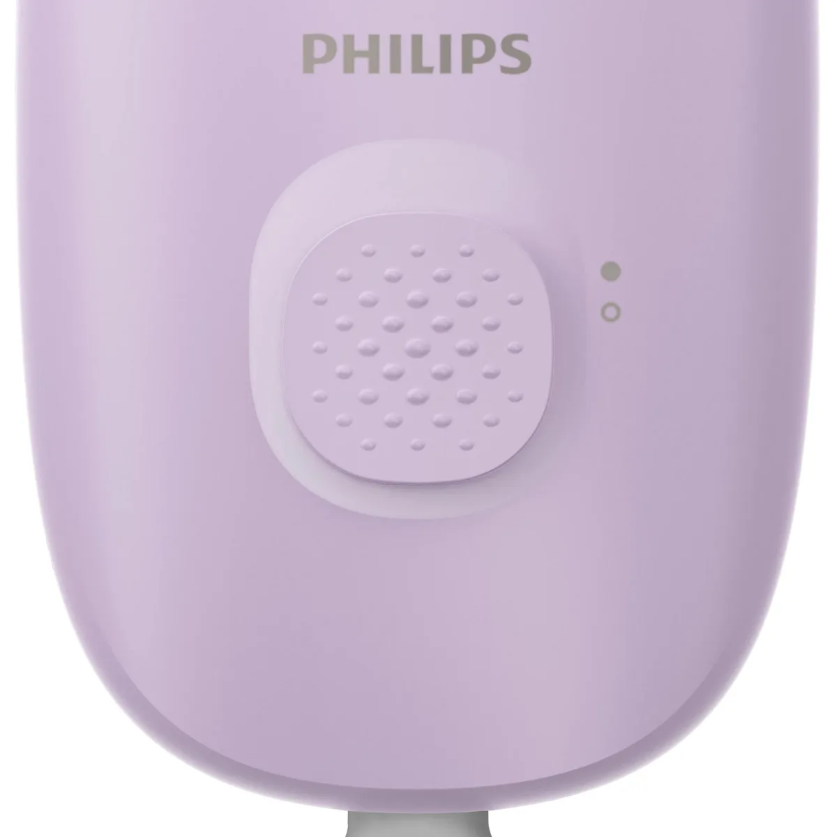 Епілятор Philips 2000 Series, дисковий, для сухого використання, з двома насадками, фіолетового кольору.