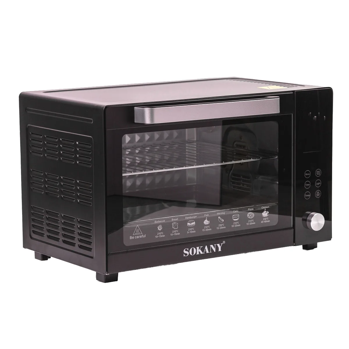 Электрическая духовка Sokany SK-10011 50 л 1700 Вт с конвекцией гриль черная