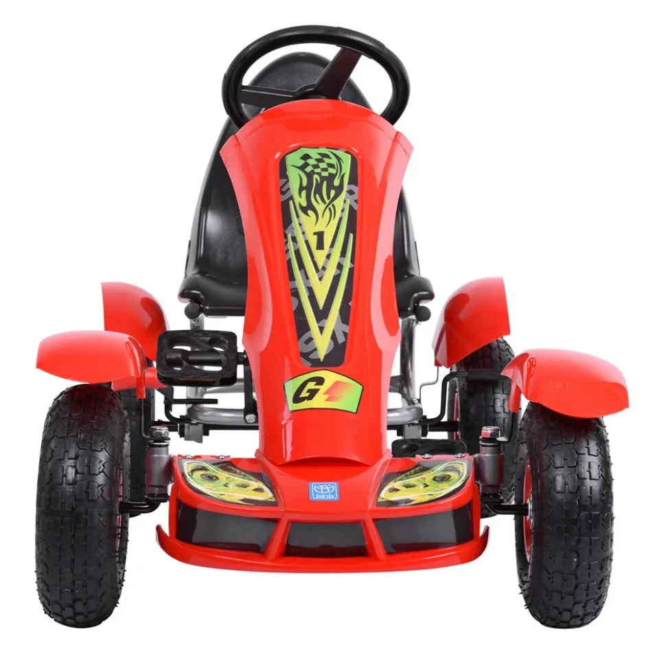 Велокарт дитячий Bambi Racer металевий 111х59х66 см червоний