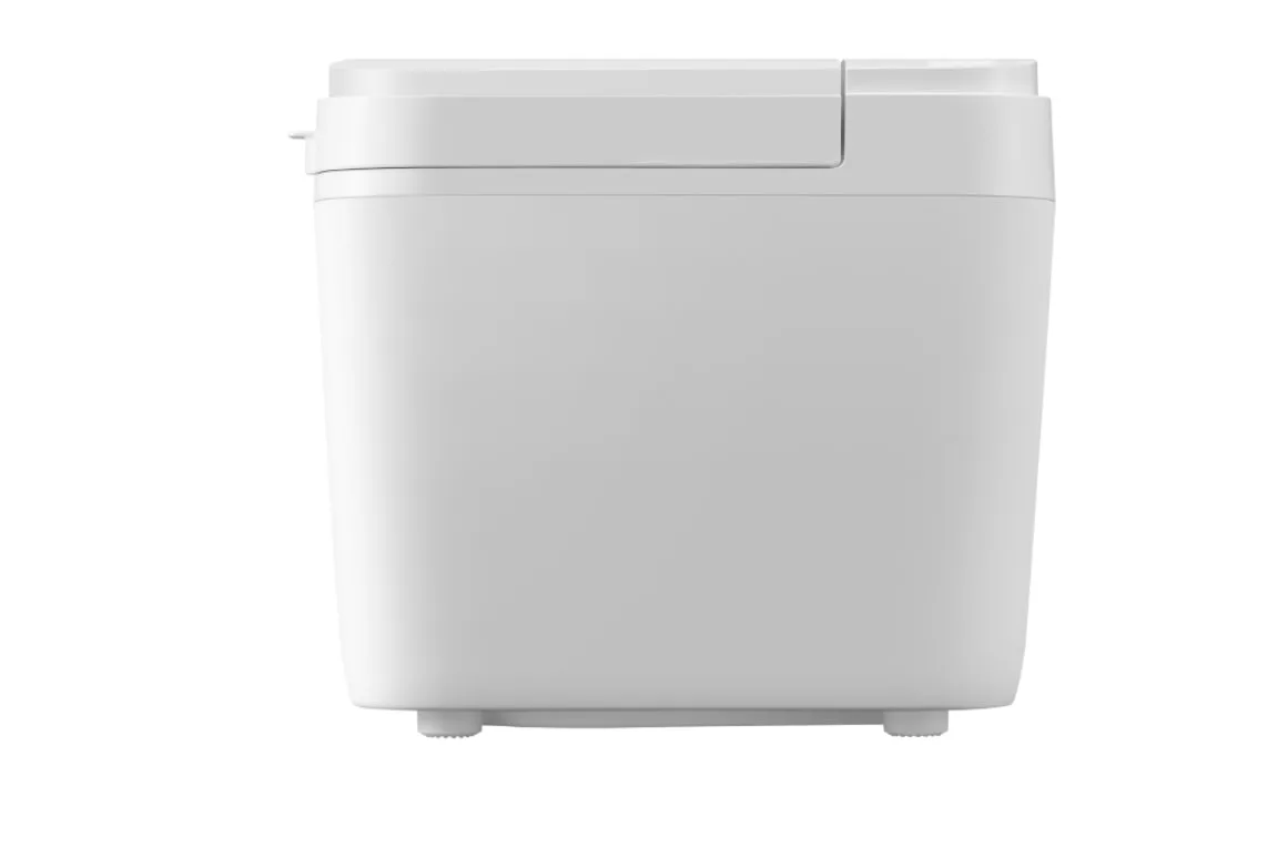 Хлібопіч Panasonic 550 Вт, 21 програма, максимальна вага 1.25 кг, прямокутна форма, пластиковий корпус, білий колір.