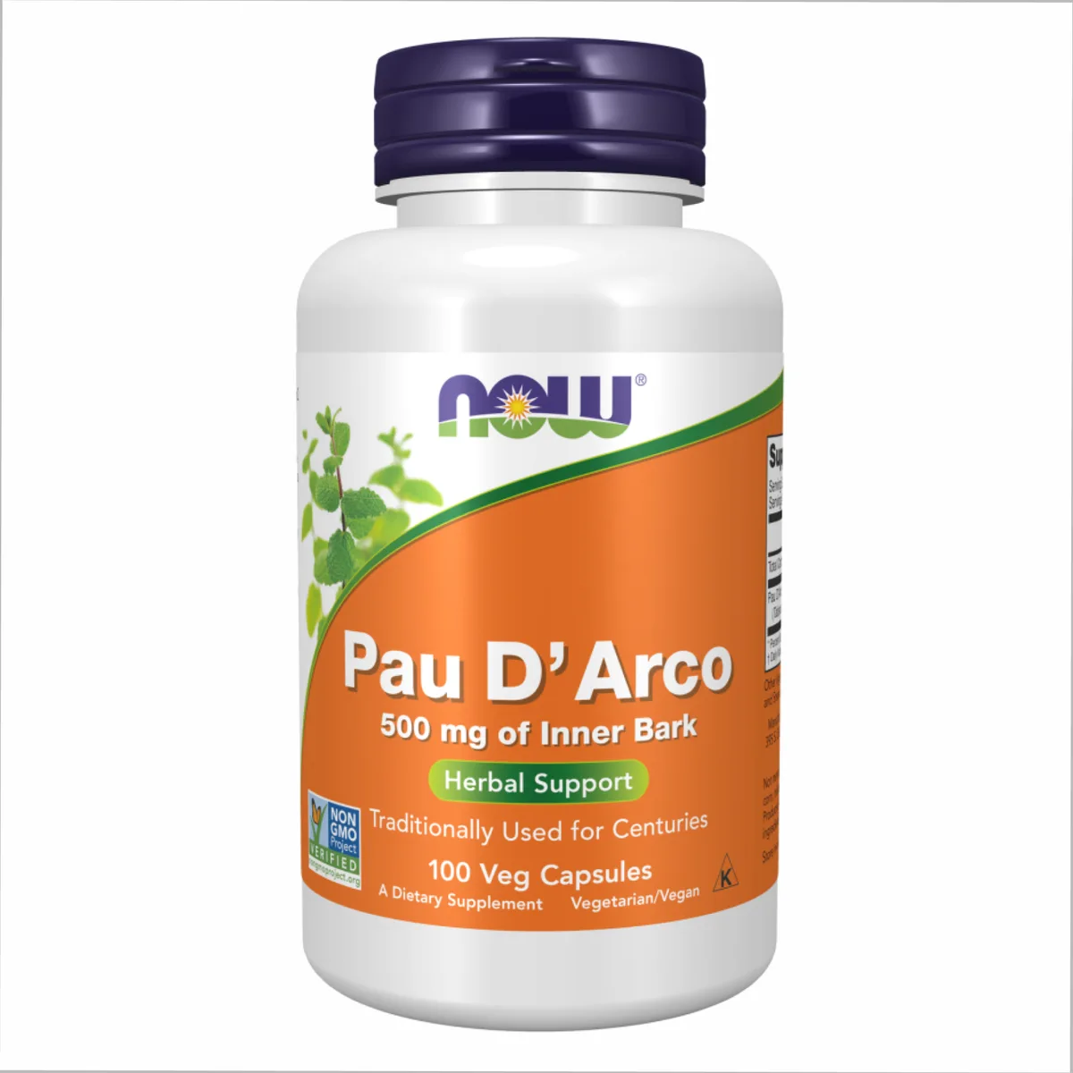 Pau D'Arco 500mg вегетарианские капсулы 100 штук Now Foods