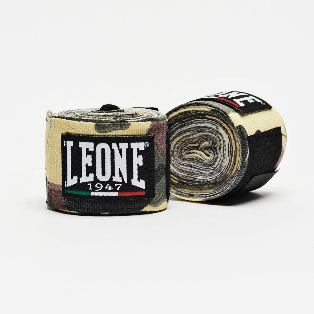 Боксерські бинти Leone Бавовна Нейлон 3,5 м Зелений