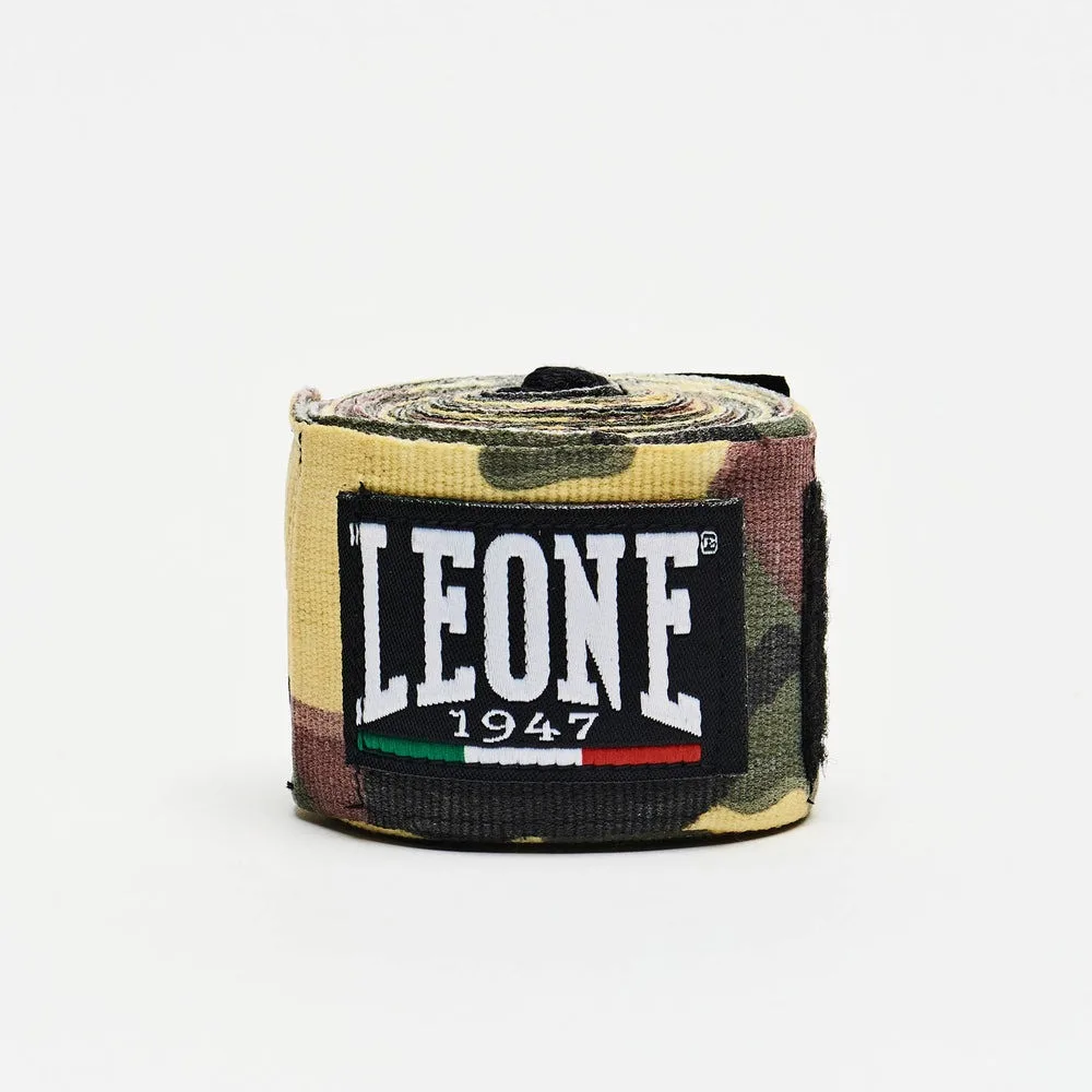 Боксерські бинти Leone Бавовна Нейлон 3,5 м Зелений