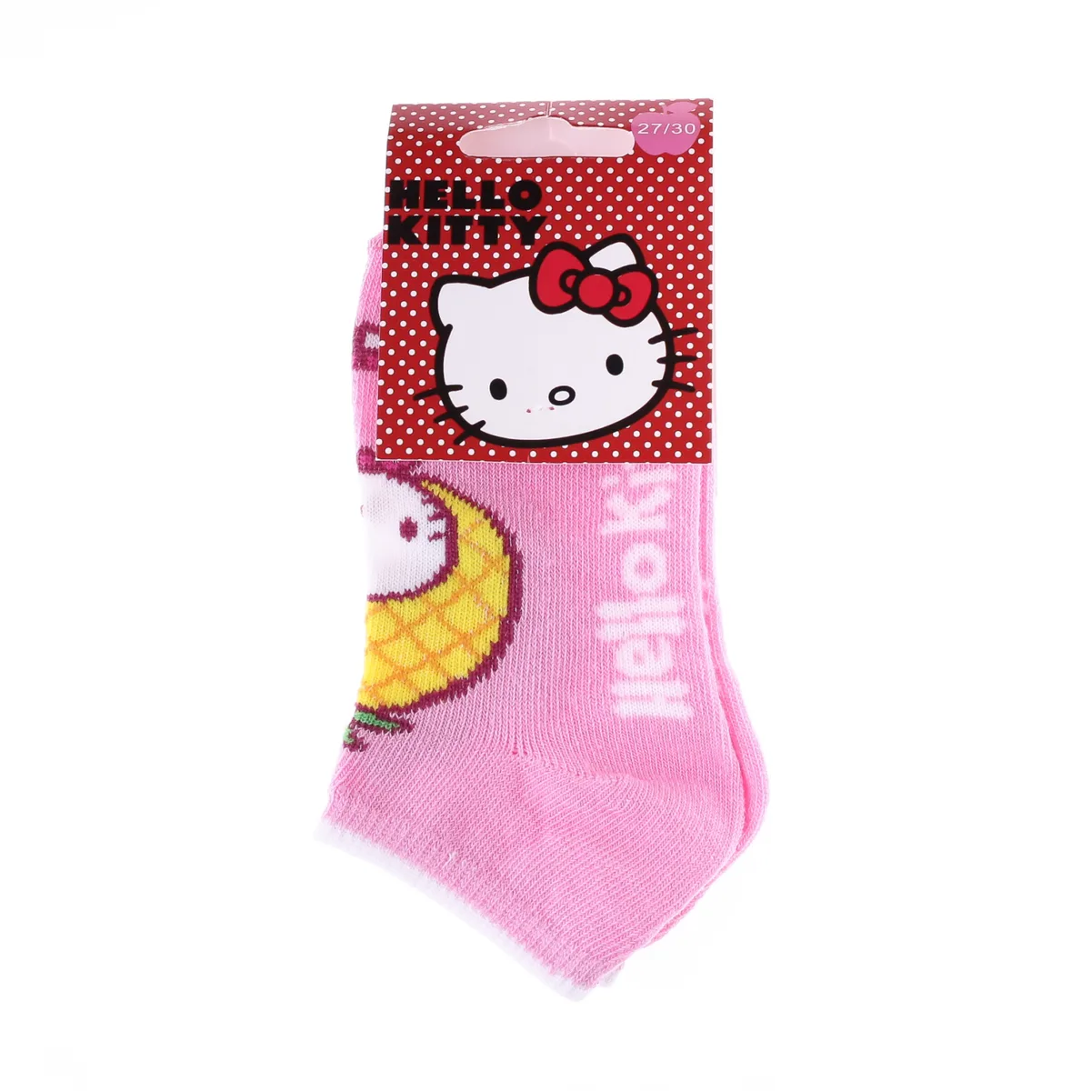 Шкарпетки HELLO KITTY 57% бавовна 35-38 рожевий