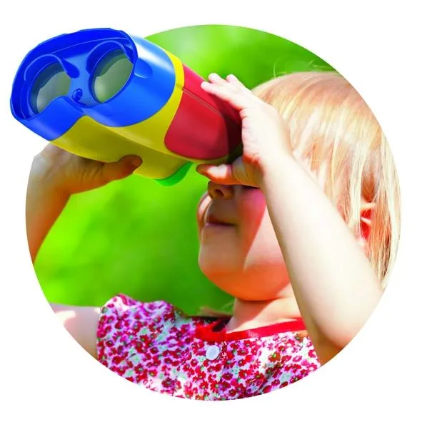 Дитячий бінокль Edu-Toys 3x 35 мм різнокольоровий