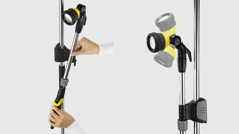 Садовий душ Karcher, складна конструкція на тринозі, вага 1 кг.