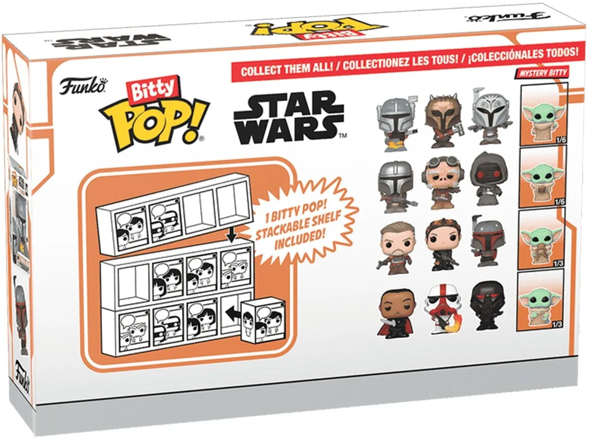 Набір подарунковий Funko POP (Bitty): Mandalorian 4PK - Marshal