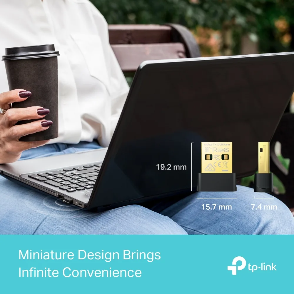 Адаптер WiFi TP-LINK Archer TX10UB nano AX900, USB, BT5.3