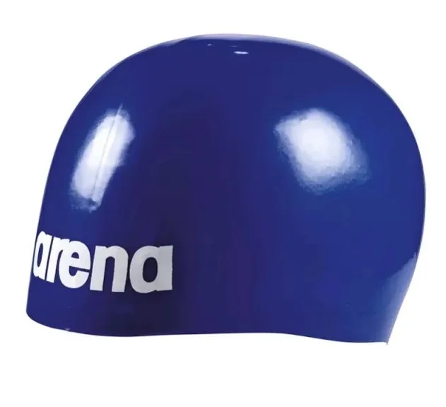 Шапка для плавання Arena 100% силікон OSFM Темно-синя