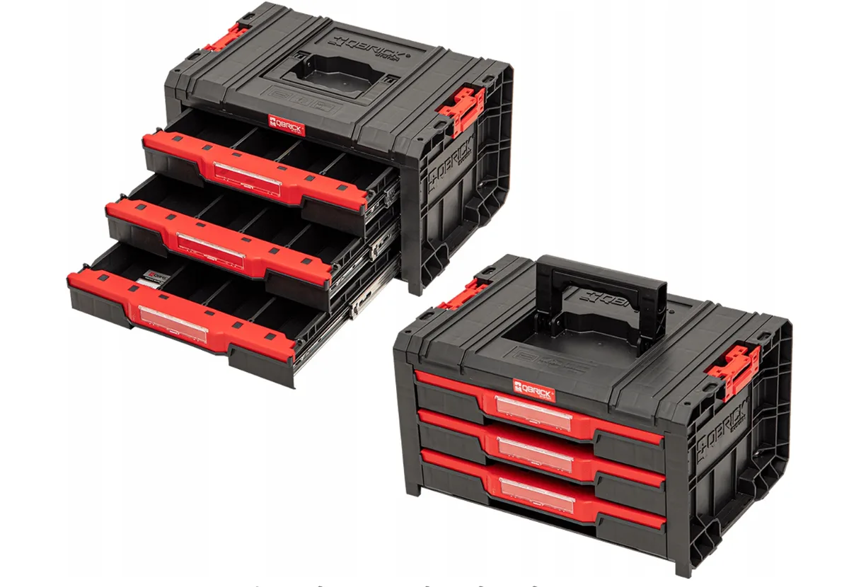 Ящик для інструментів Qbrick PRO пластиковий середній 450х310х244 мм