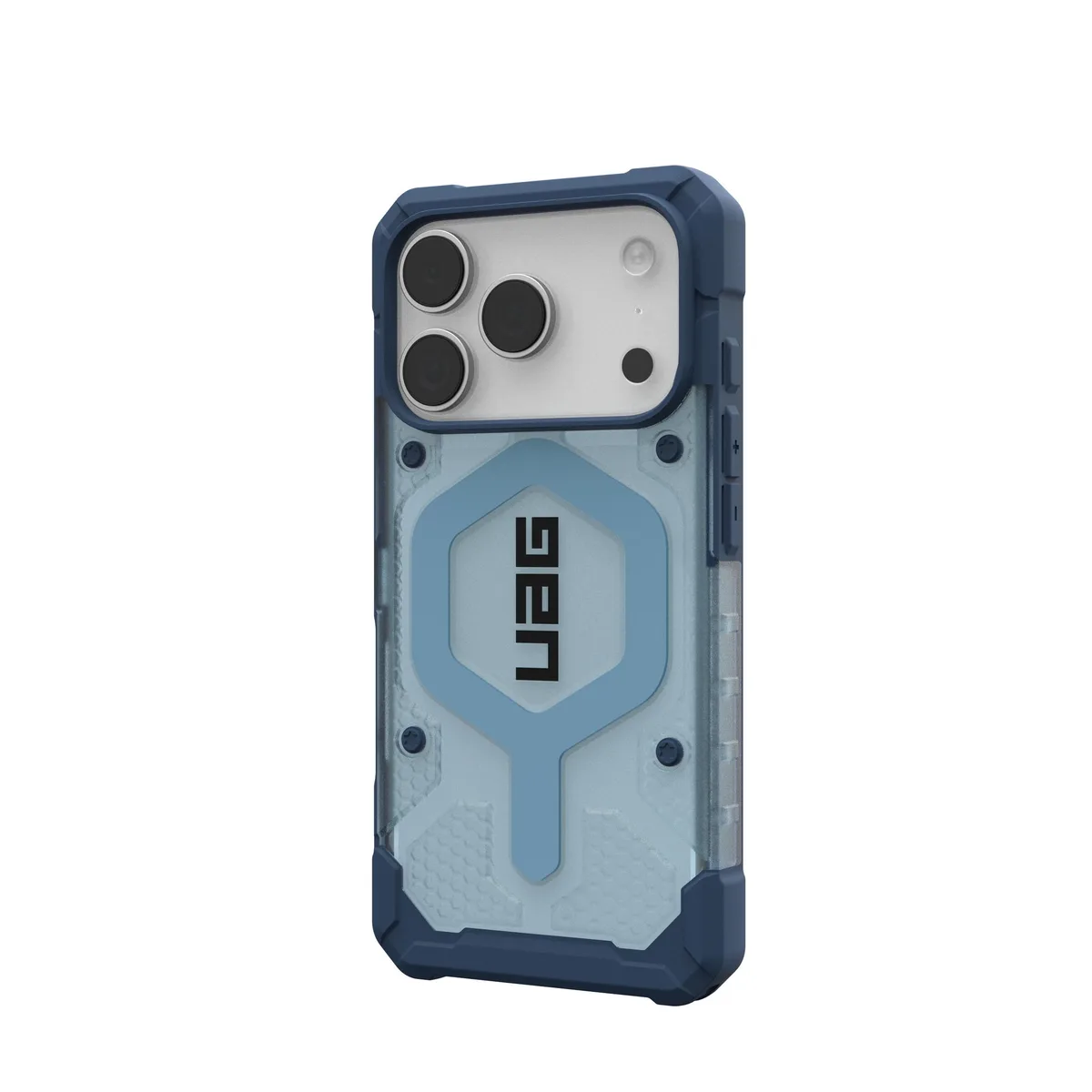Чохол+ремінець UAG для iPhone 17 Pro, Pathfinder Clear MagSafe Bundle, Blues Lanyard
